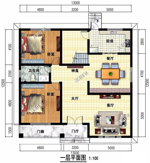 �����ⷿ��Ƶ�������������һ����ɫϲ�죬�ڶ����ִ�ʱ��